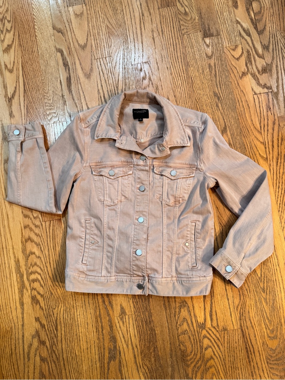 Liverpool Jeans Company Blush Pink Denim Jacket